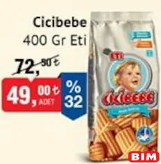 ETİ CİCİBEBE BİSKÜVİ 400 GR ETİ CİCİBEBE BİSKÜVİ 400 GR